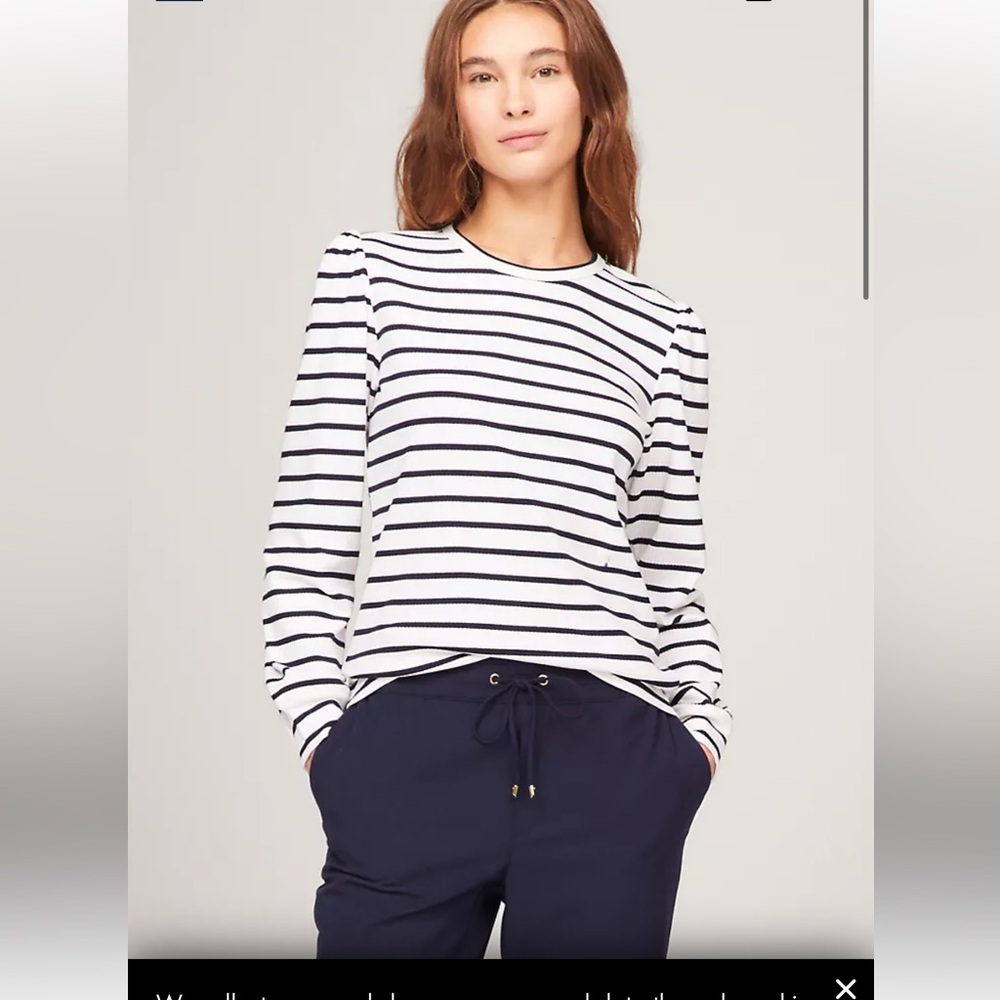 Boden Blue Long Sleeve Top